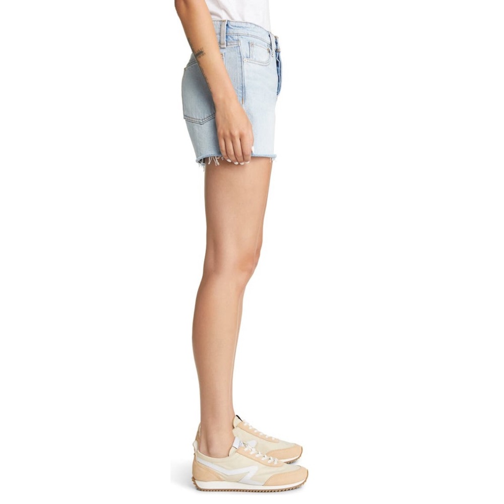 Rag & Bone Dre Low Rise Cutoff Denim Shorts, Jade, Size 24 - Picture 5 of 15